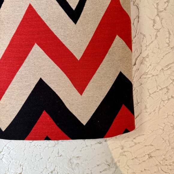 Plenty by Tracy Reese Chevron Pencil Skirt - Red, Black, and Tan - Picture 3 of 11